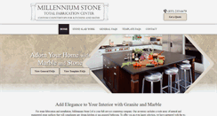 Desktop Screenshot of millenniumstoneltd.com