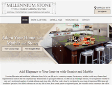 Tablet Screenshot of millenniumstoneltd.com